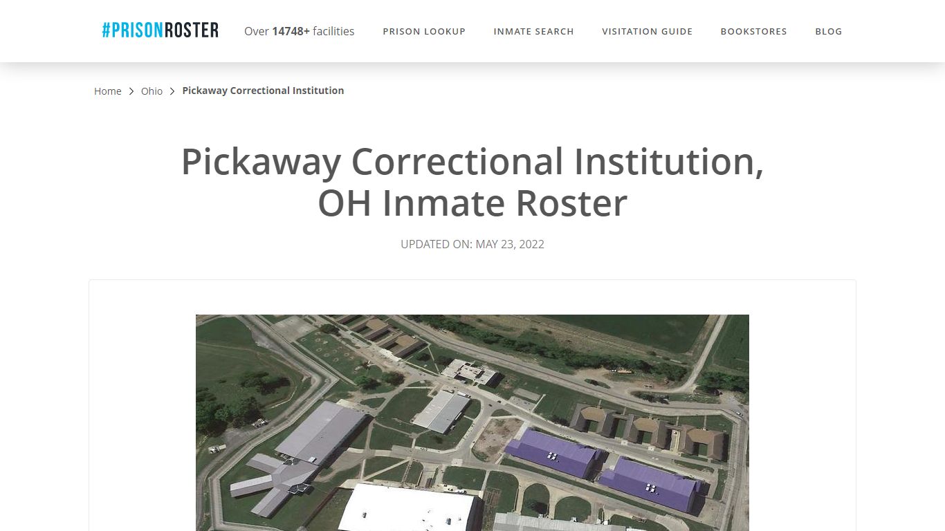 Pickaway Correctional Institution, OH Inmate Roster